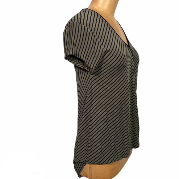 Maeve Anthropologie short sleeve striped top - Picture 3 of 8